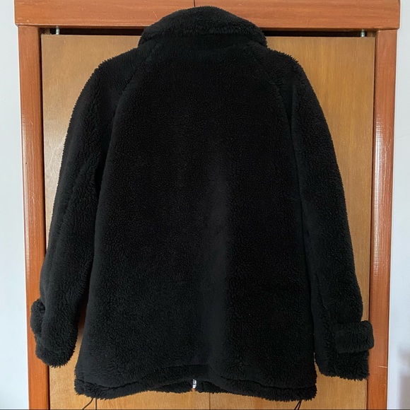 Topshop Zip Up Teddy Jacket - Picture 5 of 9